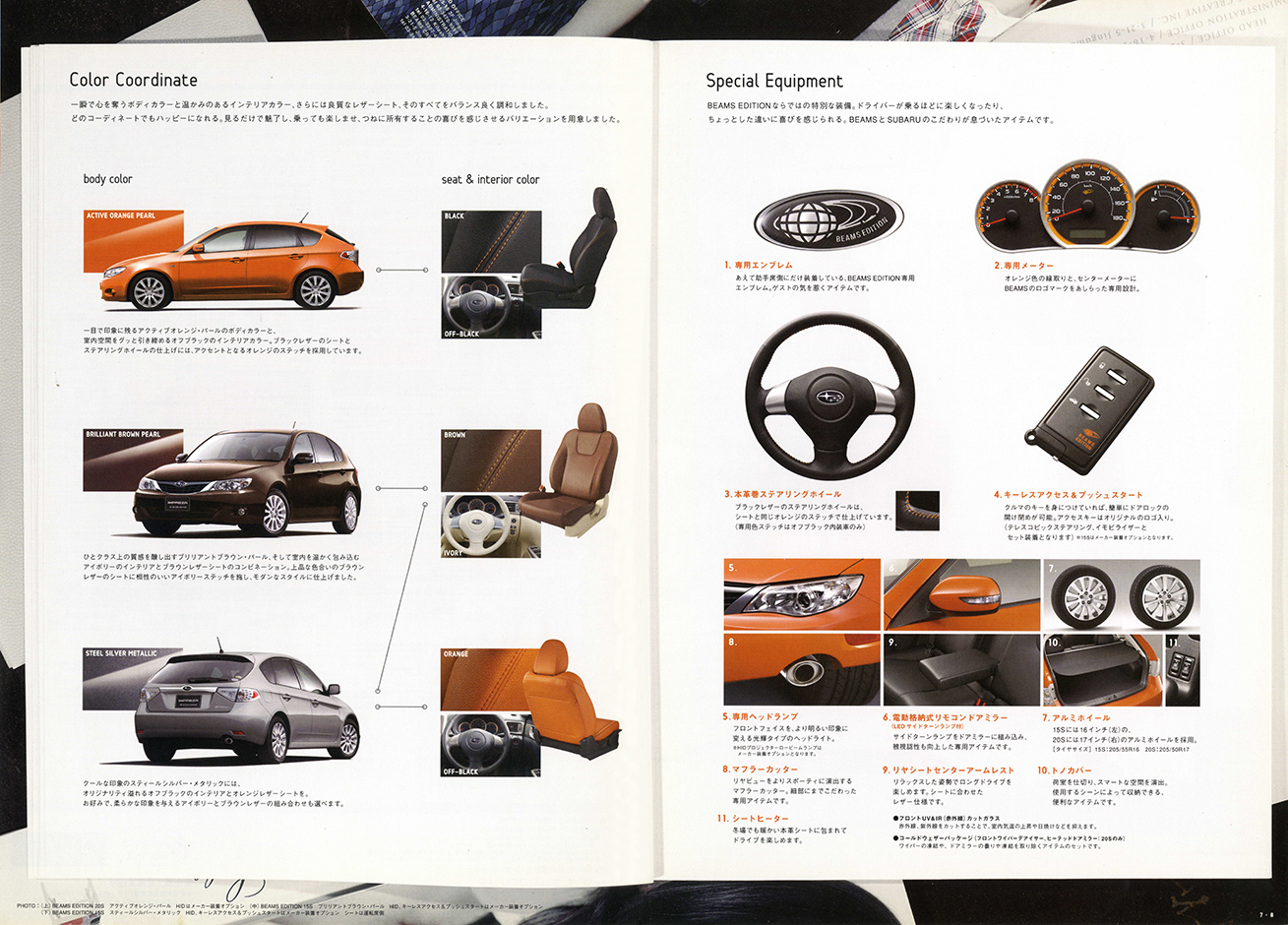 Play With LEGACY RS- 2007年11月発行 インプレッサ BEAMS